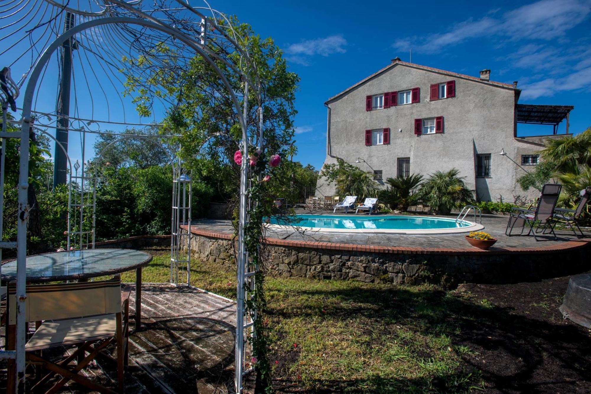 277 - Il Frantoio Della Marchesa - Giardino E Piscina Nel Verde Di Sestri Levante Exteriör bild